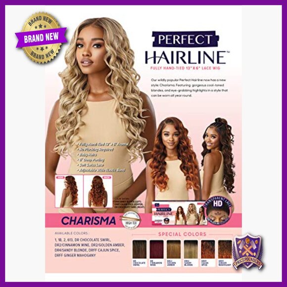 HD Lace Front Wig Fully Hand-Tied 13X6 Heat Resistant Synthetic Hair main image 5
